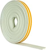 Stormguard 05SR033010MW 10m EPDM Self-Adhesive E Profile Draught Excluder White view 1