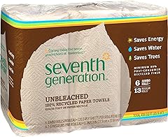 Seventh Generation Paper Towels, Unbleached, Regular Roll - 6 Count (Pack of 1)