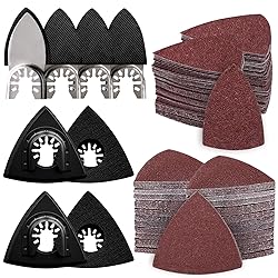 208Pcs Oscillating Tool Sanding Pads Kit, 4Pcs