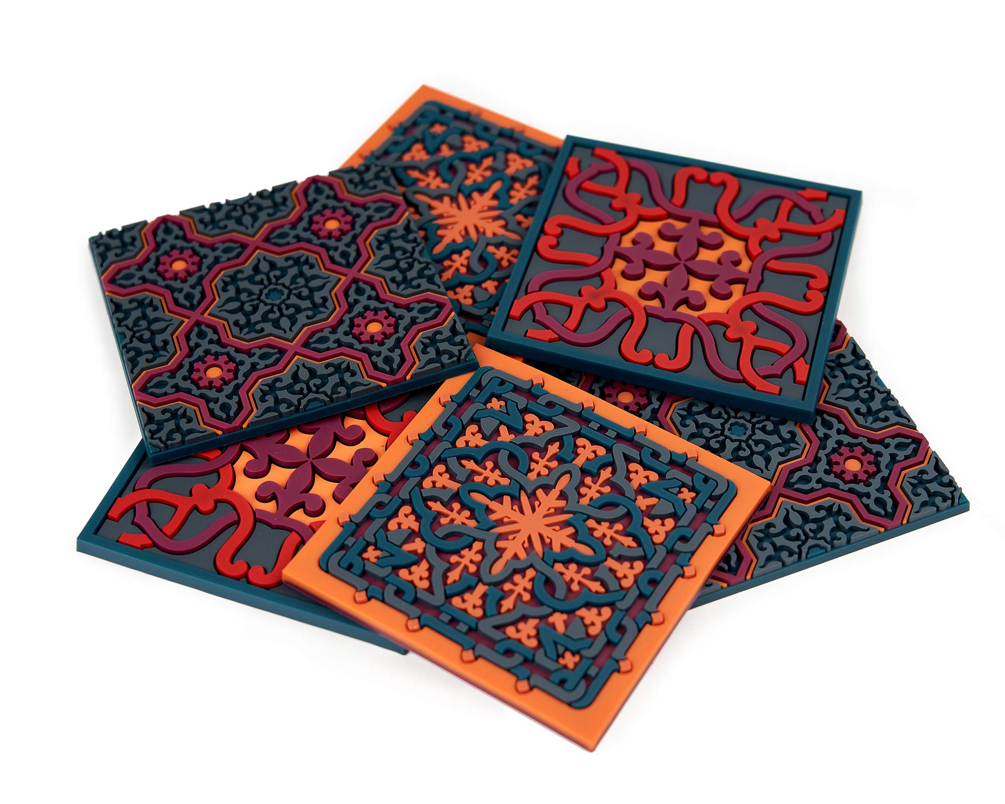 Images d'Orient COA-993306 Vagabonde Combo Silk Coaster