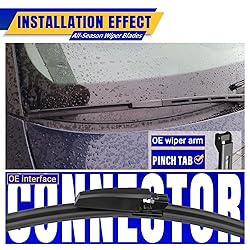 2 wipers Replacement for 2002-2008 A4 S4 RS4 A6 S6