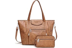 SYTRAH Laptop Bag for Women Designer Leather Laptop Backpack Purse, 16 inch Computer Tote Bags with Satchel Purse