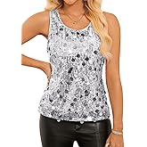 GRACE KARIN Women's Sequin Top Sleeveless Sparkly Dressy Tank Tops Vest Glitter Cocktail Party Shiny Club Night