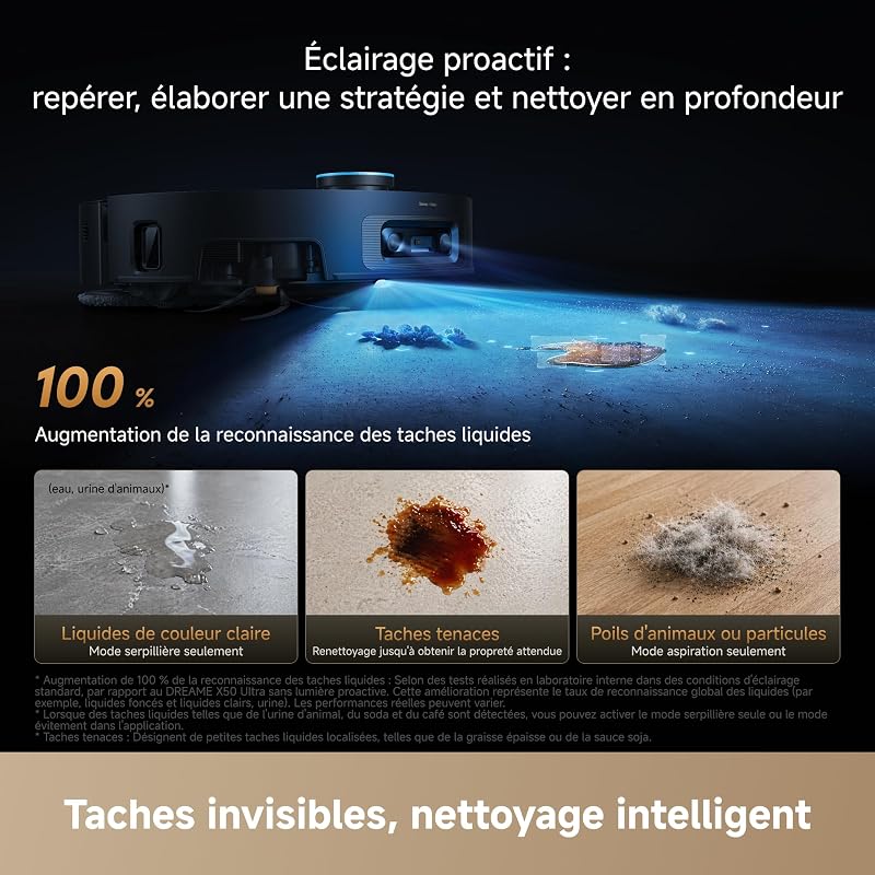 X60 Pro Ultra Complete Robot Aspirateur Laveur avec Bras UltraExtend