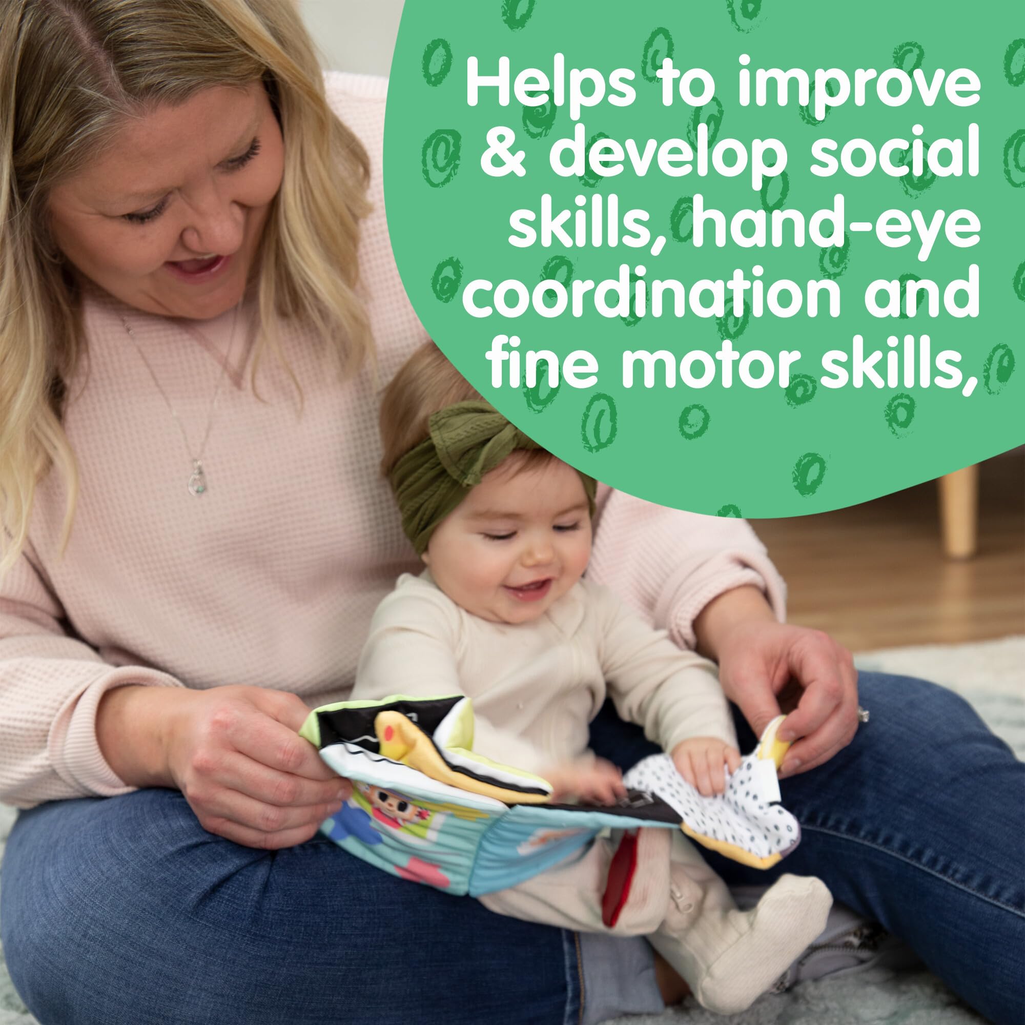 Lamaze Accordion Bus On-The-Go Baby Playmat - Includes Pictures, Baby Mirror - Crinkle Books for Babies - Developmental and Sensory Toys for Infants - Ages 6 Months and Up