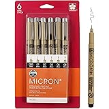Sakura Pigma Micron Fineliner Pens - Archival Black Ink Pens - Pens for Writing, Drawing, or Journaling - Assorted Point Size