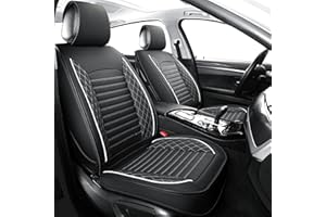 Vankerful Leather Seat Covers for Cars,Car Seat Covers Front Seats Only,Automotive Seat Covers for Trucks,SUV,Leatherette,Uni