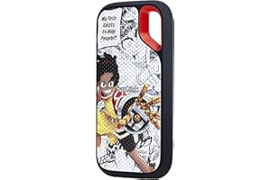 SanDisk 1TB Extreme Portable SSD, Afrofuturism Edition - Up to 1050MB/s, USB-C, USB 3.2 Gen 2, IP65 Water and Dust Resistance, Updated Firmware - External Solid State Drive - SDSSDE61-1T00-GBH