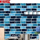HPNIUB 2D Peel and Stick Wall Tiles 30x30cm 10 Sheets Moroccan Mosaic Backsplash view 2