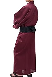 Edoten Men's Kimono Japan Shijira Weaving Yukata