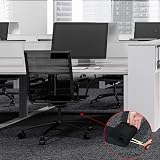 WILLBOND Cable Floor Cover Grip Carpet Cord Management Black 20 Feet view 6