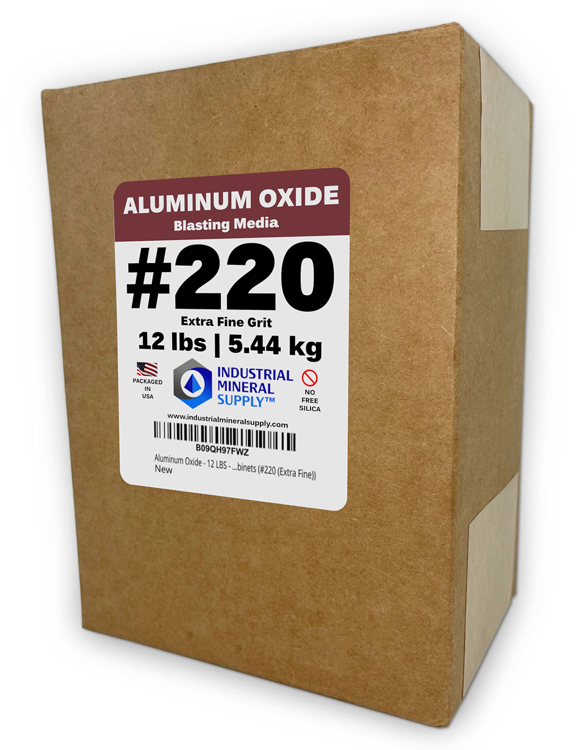 Photo 1 of Aluminum Oxide - 12 LBS - Sand Blasting Abrasive Media for Sandblasters, Sandblast Guns and Blast Cabinets (#220 (Extra Fine))
