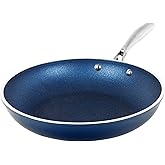 Granitestone Blue 12 Inch XL Non Stick Frying Pan Skillet with Mineral and Diamond Triple Coated Surface for Long Lasting Nonstick Frying Pan for Cooking, Metal Utensil/Oven/Dishwasher Safe