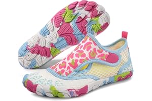 ATHMILE Kids Water Shoes Boys Girls Water Shoes Quick Dry Barefoot Beach Sports Swim Pool Summer Shoes(Little Kid/Big Kid)