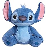 Disney Stitch Live-Action 13-inch Large Plush Stuffed Animal, Soft Toy for Kids, Blue, Alien, Toy for Fans, Girls, Boys, Kids, Ages 2 and Up by Just Play