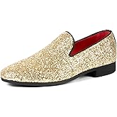 UUBARIS Mens Dress Loafers Tuxedo Suit Slip on Shoes