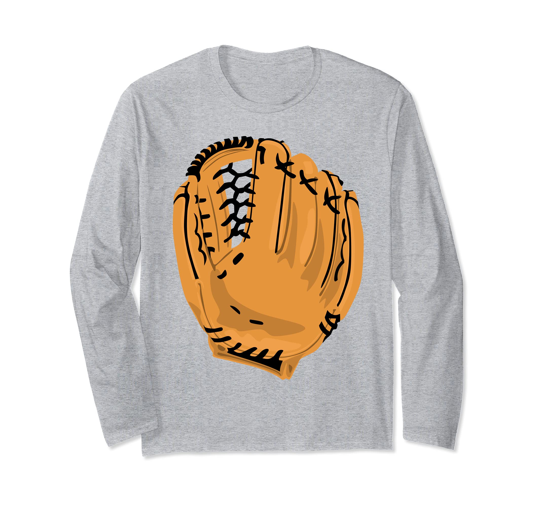 Baseball Softball Glove Long Sleeve T-Shirt