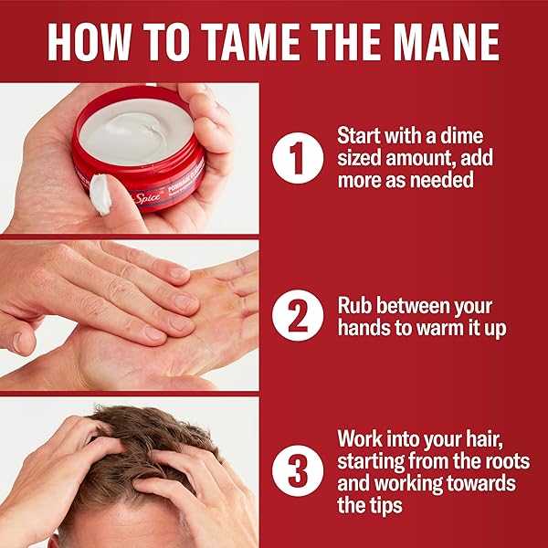 OLD SPICE CLASSIC POMADE FOR MEN, MEDIUM HOLD WITH LOW SHINE, 2.22 OZ