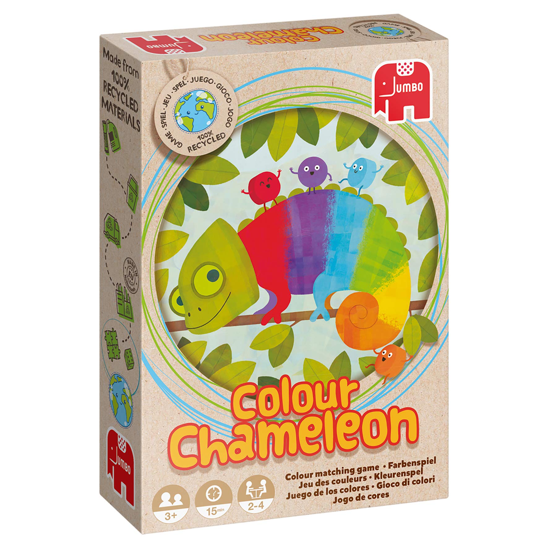 Jumbo, Colour Chameleon, Board Game, 2 to 4 Players, Ages 3 Year Plus