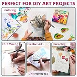 CreativePeak Watercolour Brush Pens 24 Colors with 2 Blending Brushes Premium view 5