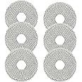 6PCS Mop Pad Compatible with Dreame L10s Ultra/L10 Ultra Robot Vacuum Cleaner Parts Accessories, Wet Mopping Pads for Dreametech L10s Ultra / L10 Ultra Mopping Floor Accessories