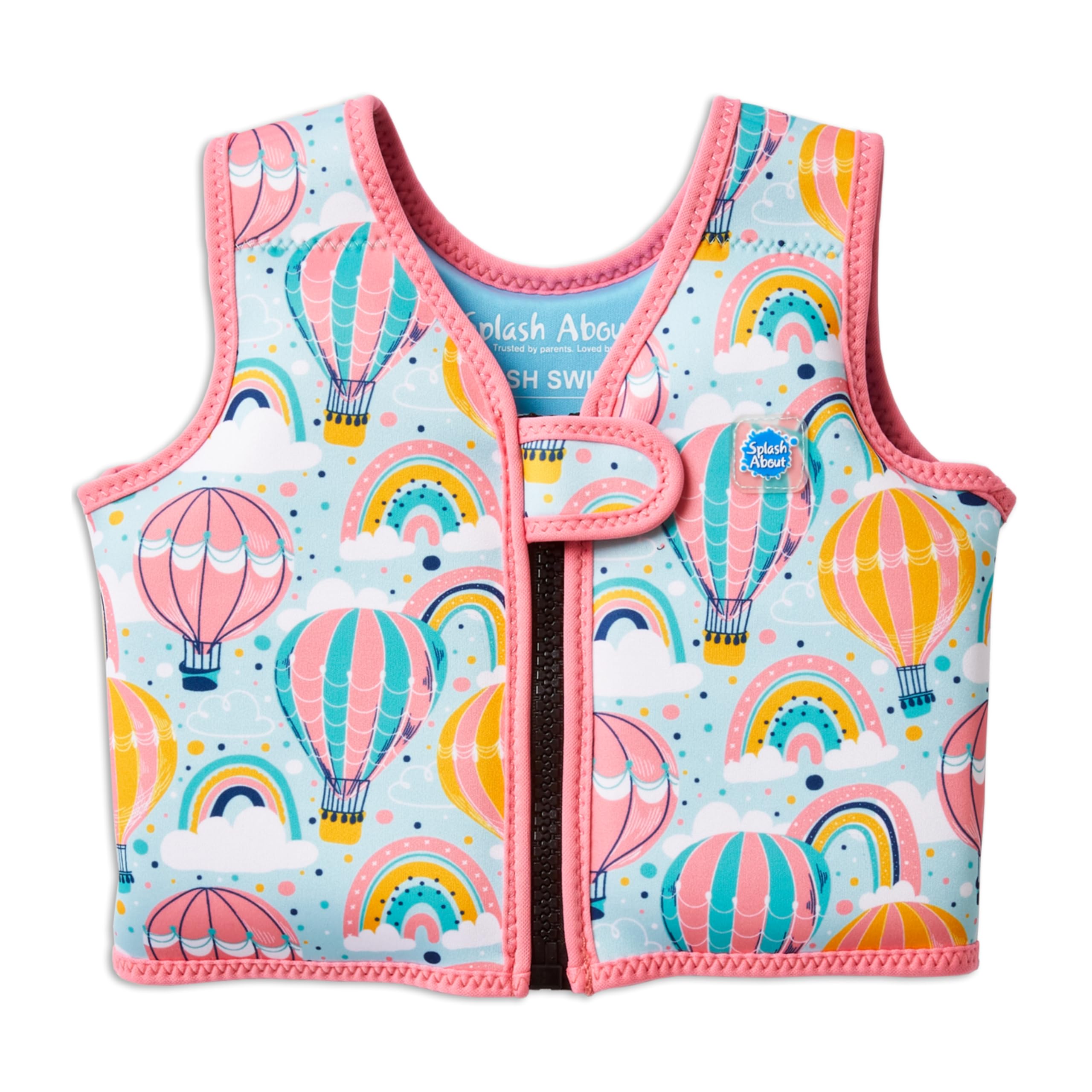 Splash About Girls Learn to Swim Vest, Over the Rainbow, 1-2 Years — image 1