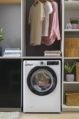 Hoover H-WASH&DRY 350 Freestanding Washer Dryer 10kg/6kg 1400rpm WiFi Bluetooth view 2