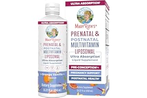 MaryRuth Organics Prenatal & Postnatal Multivitamin for Women | Sugar Free | Formulated for Pre-Conception, Pregnancy & Nursing | Prenatal Vitamins | Vegan | Non-GMO | Gluten Free | 30 Servings