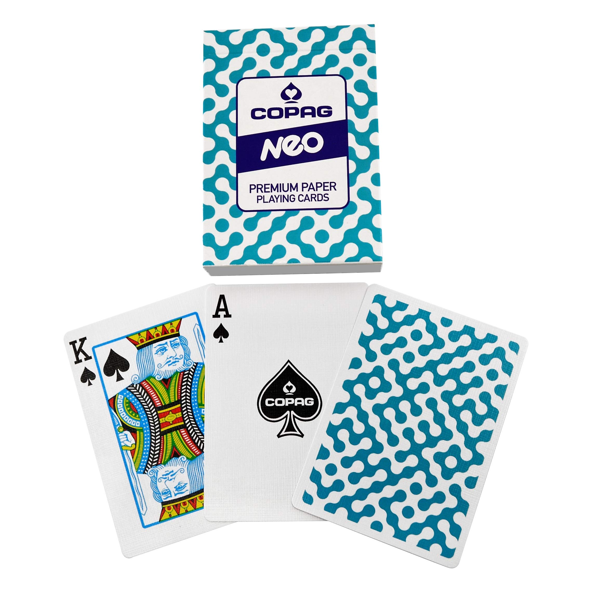 COPAG NEO Premium Playing Cards - Candy Maze, Superior linen finish, Poker Size, 1 Deck, Easy To Shuffle and Durable, Great Gift For Any Card Enthusiast
