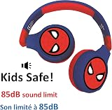 LEXIBOOK Spiderman 2-in-1 Bluetooth Headphones Kids 85dB Foldable HPBT010SP view 5