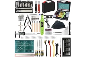 158 Pcs 3D Printer Tool Kit, 3D Printer Accessories with Deburr Tool, Cleaning and Removal Tool, Digital Caliper, Cutting Mat