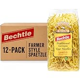 Bechtle Spaetzle (Traditional German Egg Noodles) Farmers Style, 17.6-Ounce Bags (Pack of 12)