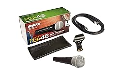 Shure PGA48 Microphone Bundle with MIC Boom Stand