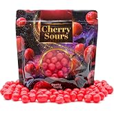 Cherry Sours Candy Balls 1 lb &ndash; Old Fashioned Chewy Jelly Candy | Chewy Texture, Bold Flavor, Bulk Resealable Bag