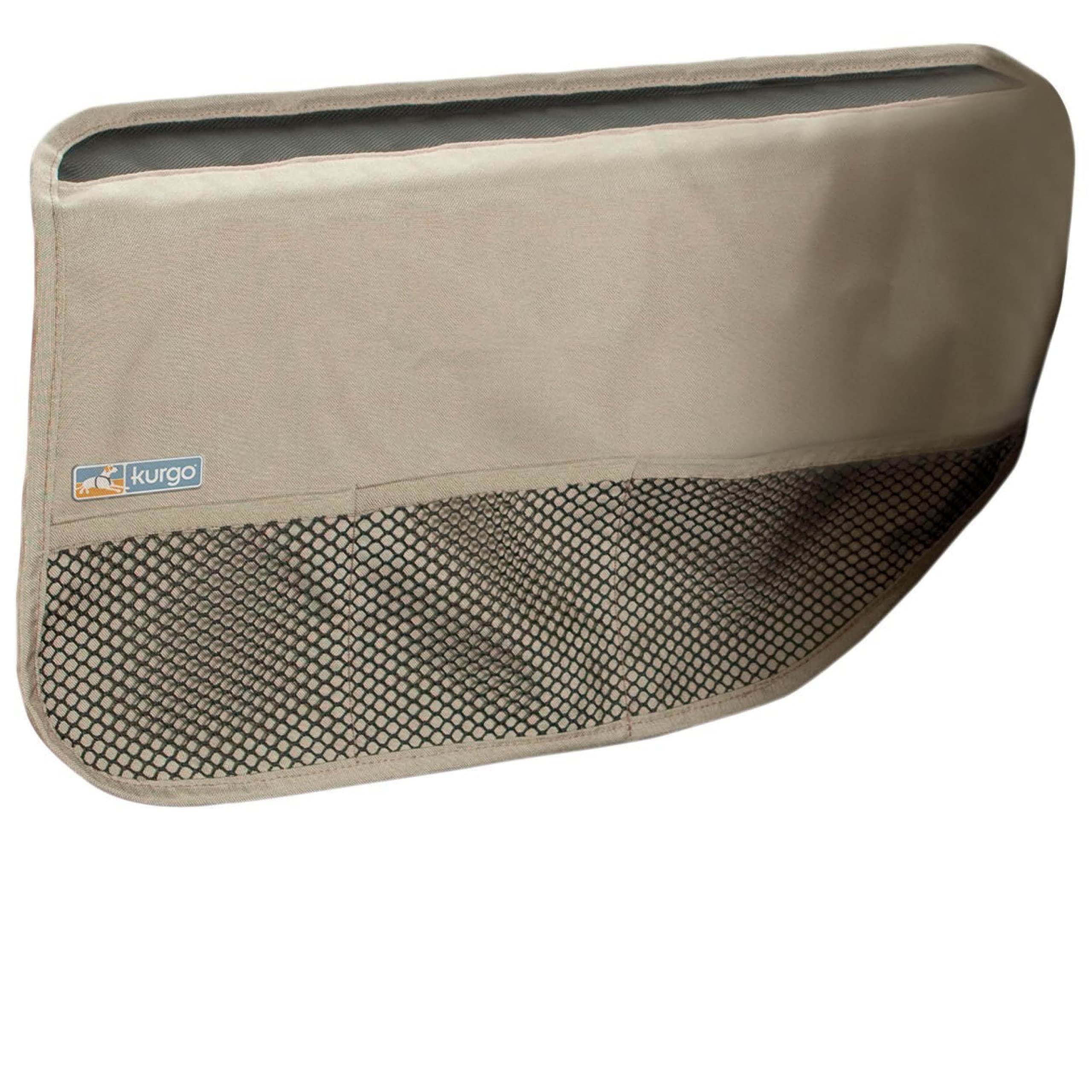 Kurgo Car Door Guard, Dog Car Door Protector, Easy Installation, Waterproof & Stain-Resistant, 2-Pack, Hampton Sand