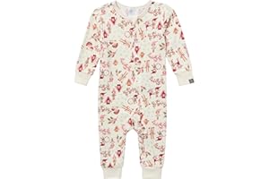 Modern Moments by Gerber unisex-baby Holiday Tight Fitting Very Soft Footless Pajamas