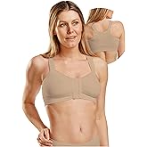 CAREFIX Alice Post Surgery Compression Bra w/Adjustable Straps | Post Surgical Bra Front Closure