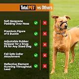 Total Pet Figure of 8 Dog Lead Small/Medium Grey Anti Pull Padding Nose view 6