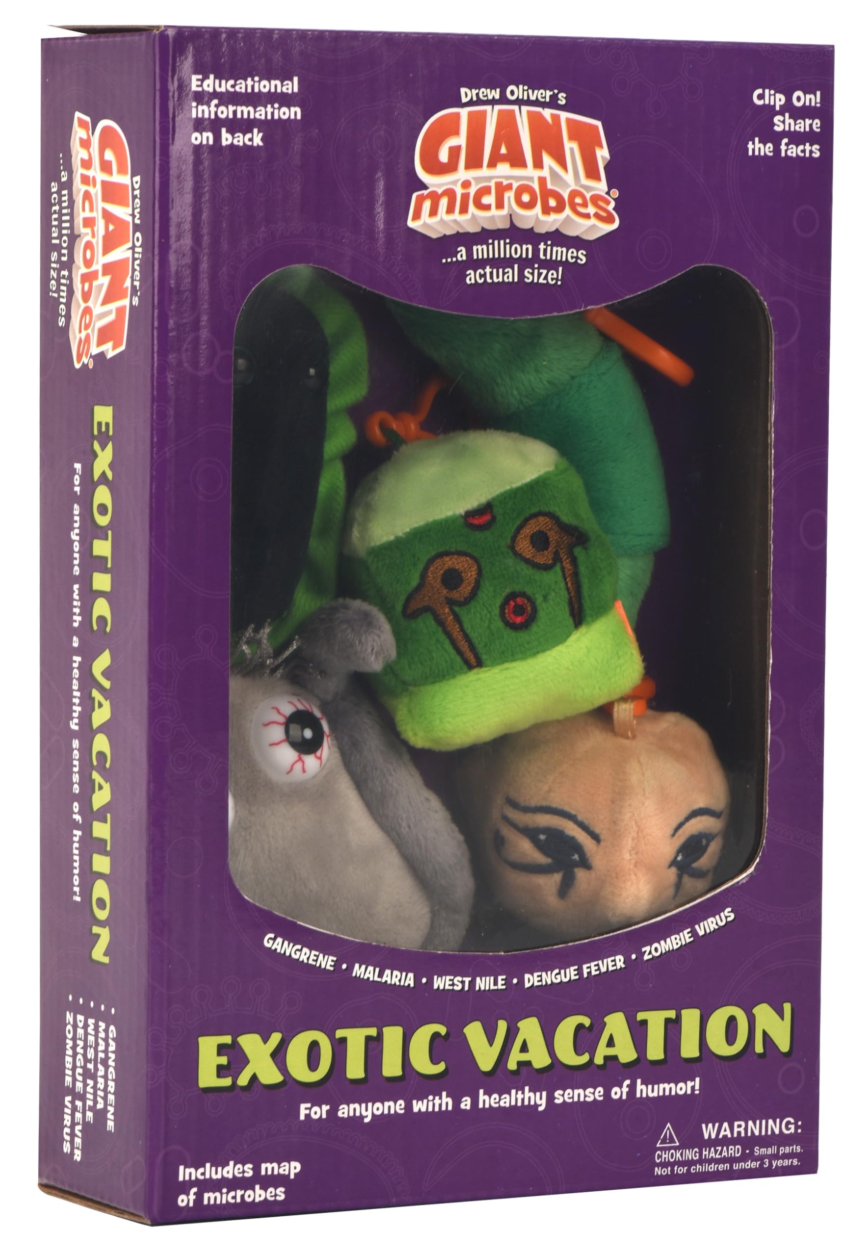 GIANT MICROBES Themed Gift Box - Exotic Vacation