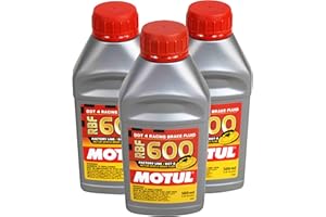 Motul MTL100949 8068HL RBF 600 Factory Line Dot-4 100 Percent Synthetic Racing Brake Fluid-500, 300. ml, 3 Pack