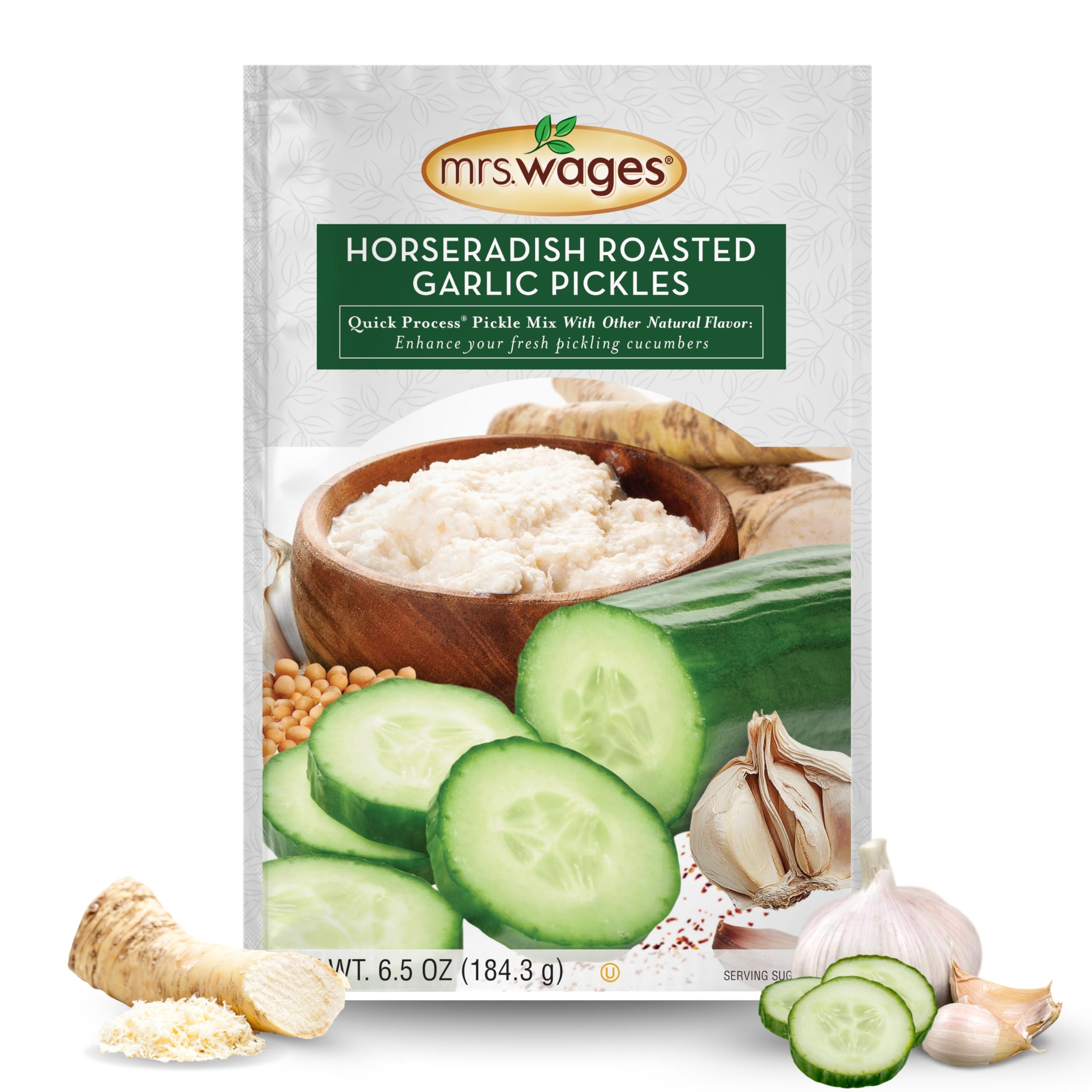 Mrs. Wages Horseradish Roasted Garlic Quick Process