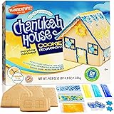 Do-It-Yourself Chanukah House Cookie Decorating Kit By Manischewitz , Easy Build Tray Included, Nut Free, Fun Hanukkah Activi