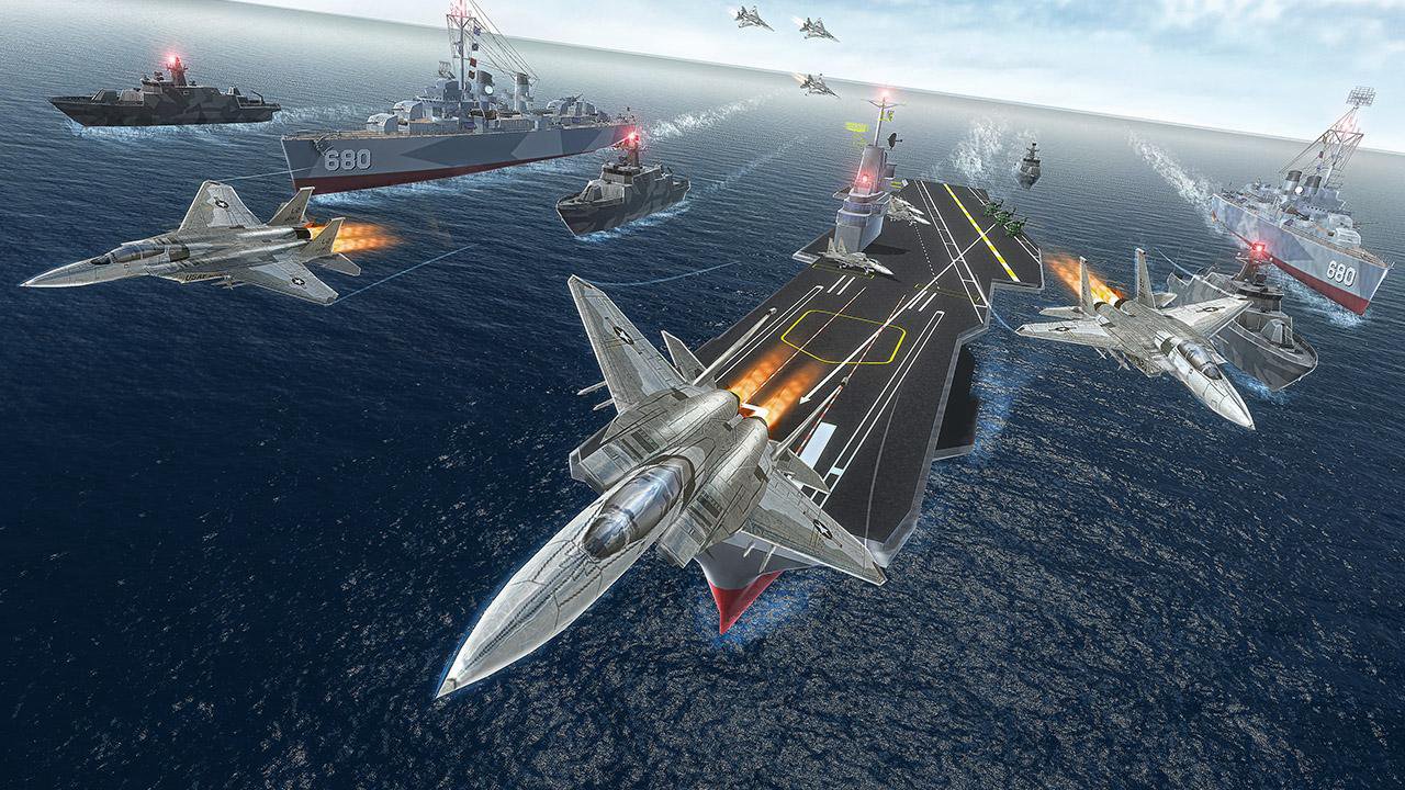 Air Jet Fighter Adventure Simulator 3D Air Attack Pilot Strike Sky