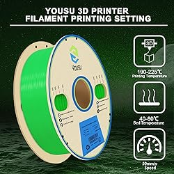 YOUSU Glow in The Dark Light Green PLA Filament