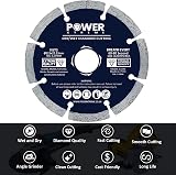 Power Xtreme 115mm Diamond Cutting Discs Pack of 3 for Angle Grinder view 5