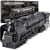 Piececool 3D Metal Puzzles for Adults, Class S-2 Locomotive Steam Train Model Building kit, Hobbies DIY Creative Gifts for Christmas Birthday Valentines Day