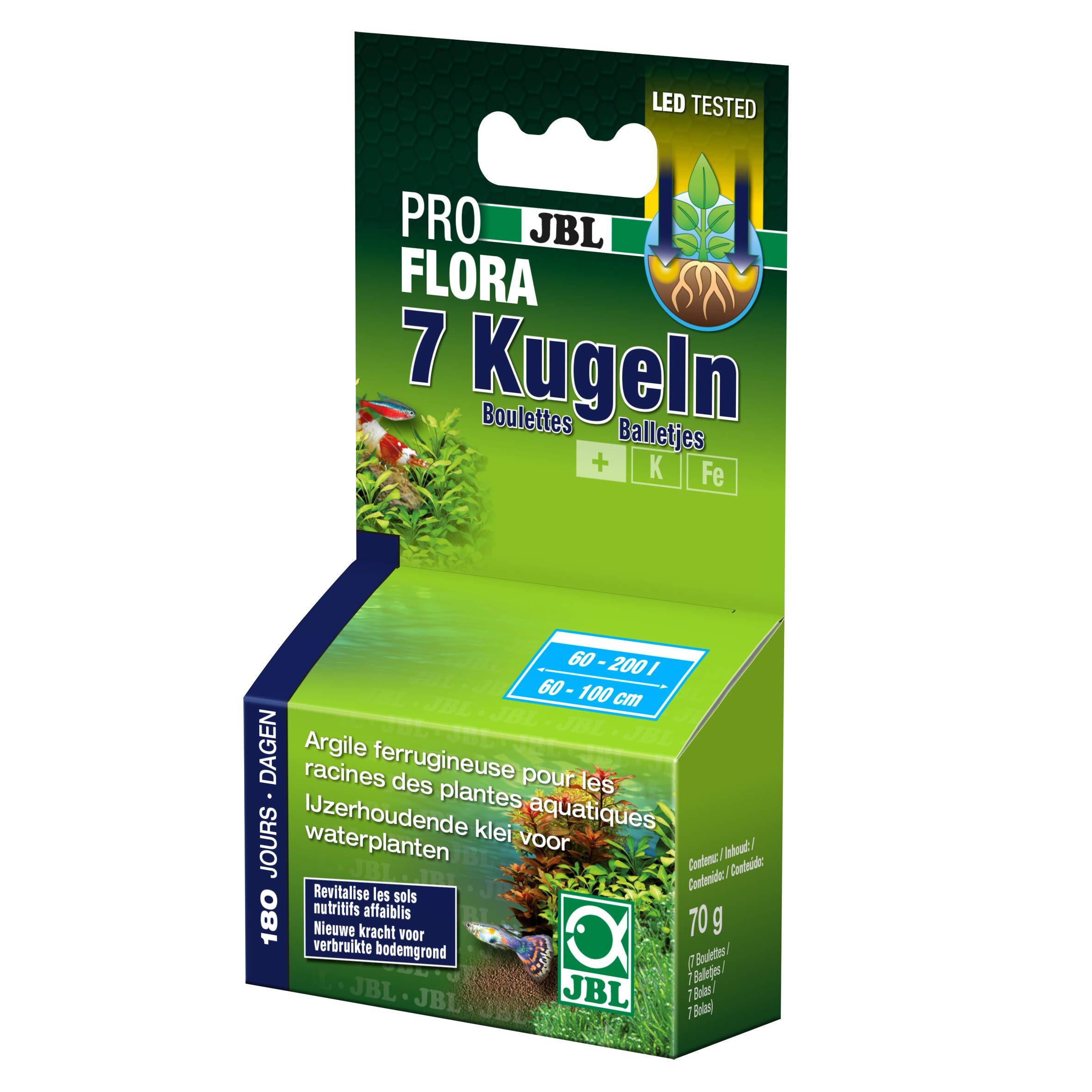 JBL The 7 Balls Pack Of Feed Fertiliser for Aquatic Plants Roots 67g, Packaging may vary