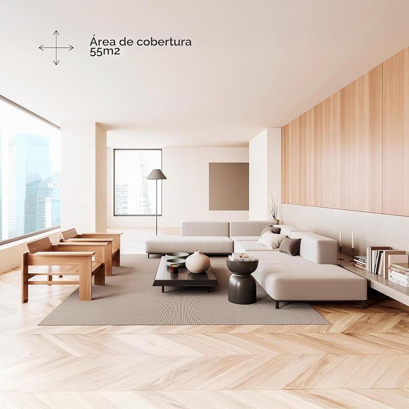 Comfort 1300 Purificador de Aire con Filtro HEPA, Potencia de 15W, Tasa de Purificación de Aire CADR 130 m³/h, Cobertura hasta 55 m², 3 Velocidades, Silencioso ≤55dB, Blanco