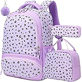 Unicorn Backpack for Girls School Backpack for Girls Unicorn Bookbag School Bag Set for Elementary Back to School
