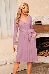 Newshows Womens 2024 Fall Sweater Dress Long Sleeve